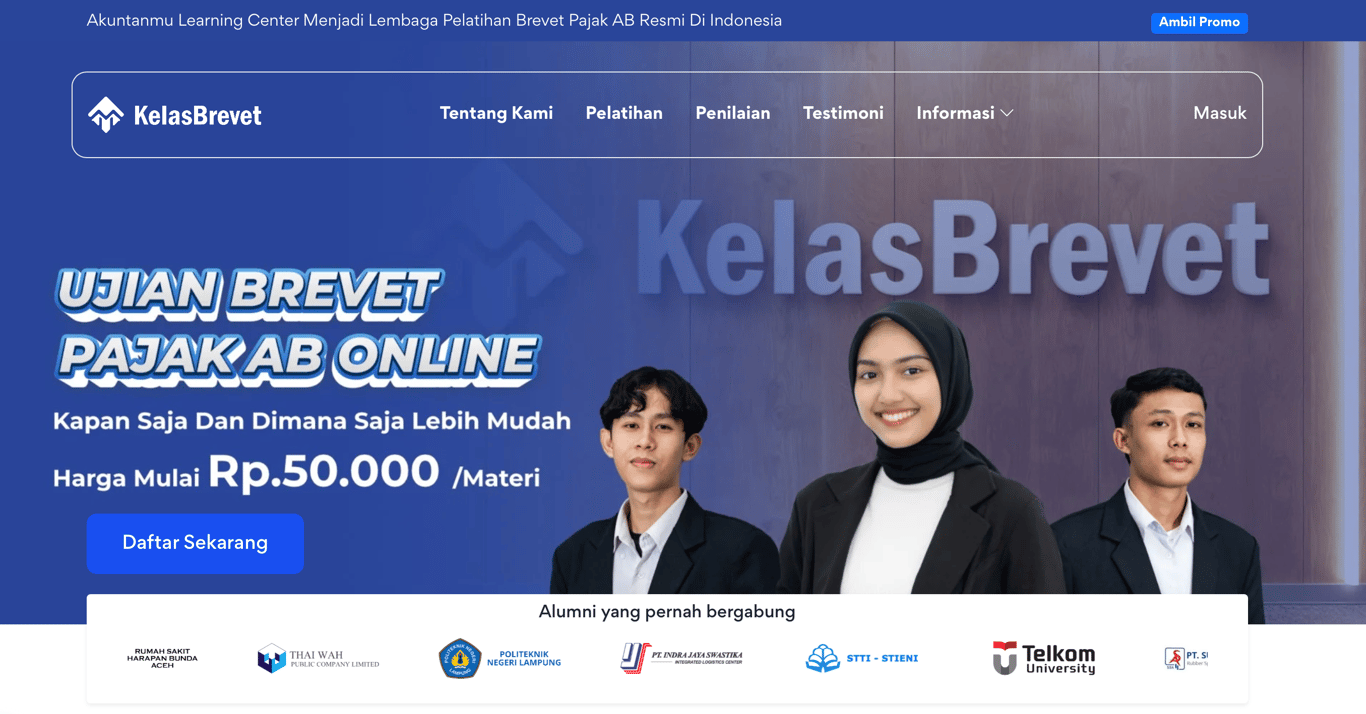 Kelas Brevet: Platform Pelatihan Brevet Pajak Online Berizin Resmi