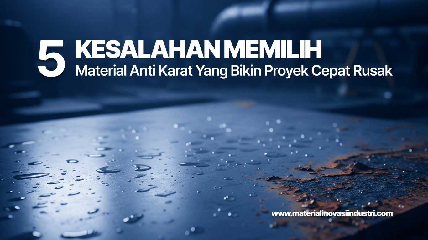 5 Kesalahan Memilih Material Anti Karat yang Bikin Proyek Cepat Rusak