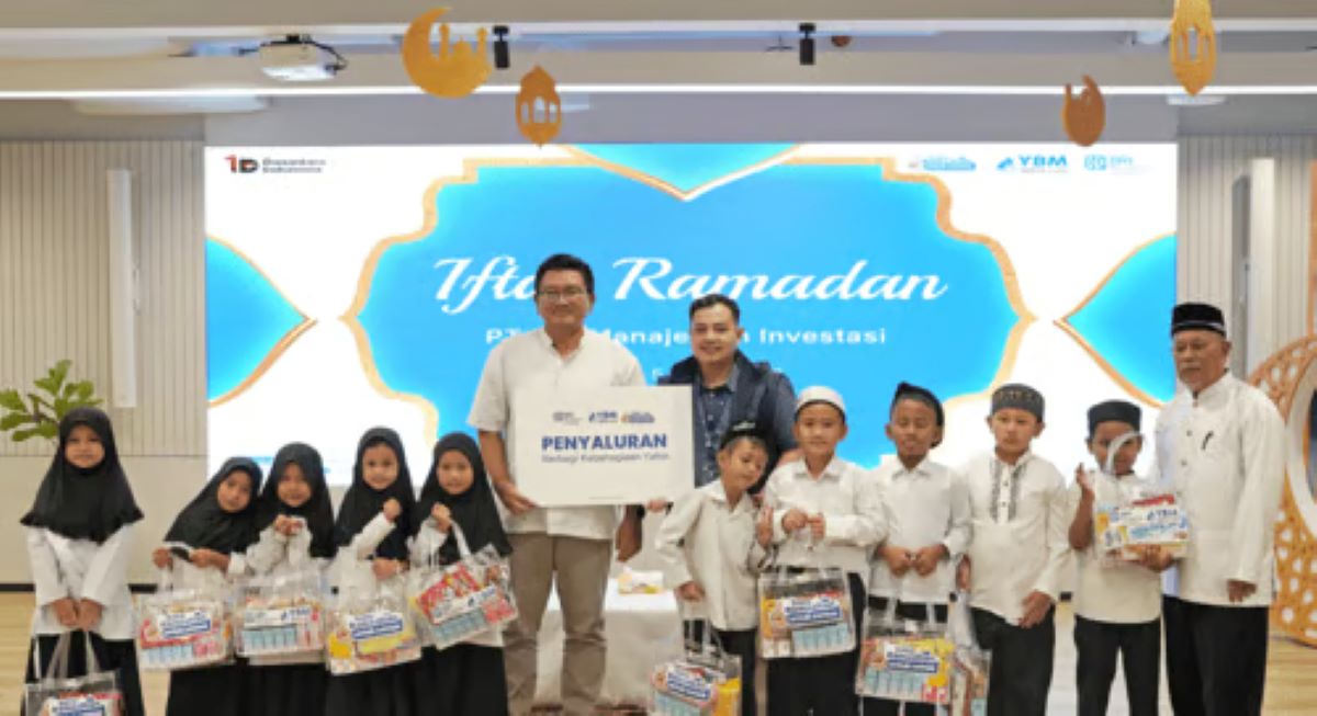 BRI Manajemen Investasi dan YBM BRILiaN Berbagi Kebahagiaan Ramadan Bersama Anak Yatim