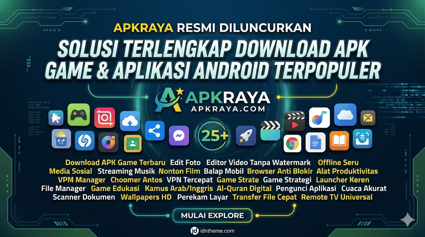 Mudahkan Download Aplikasi, Platform APKRaya Resmi Diluncurkan sebagai Solusi Alternatif Pengguna Android & iOS
