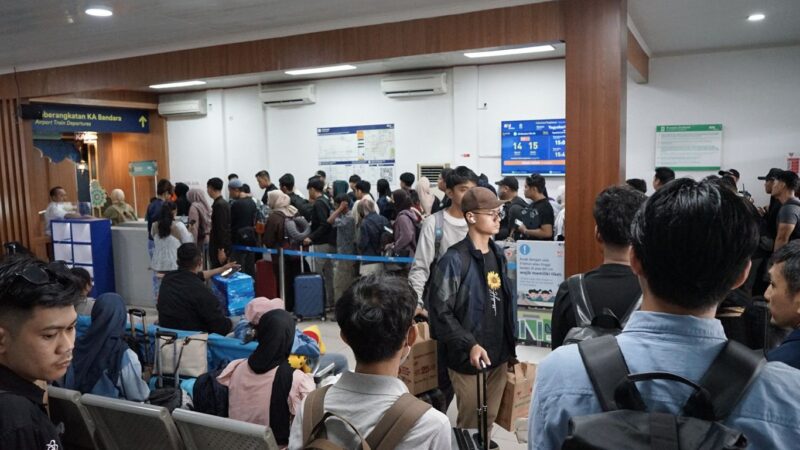 KAI Bandara Catat Peningkatan Penumpang pada Angkutan Lebaran 2026