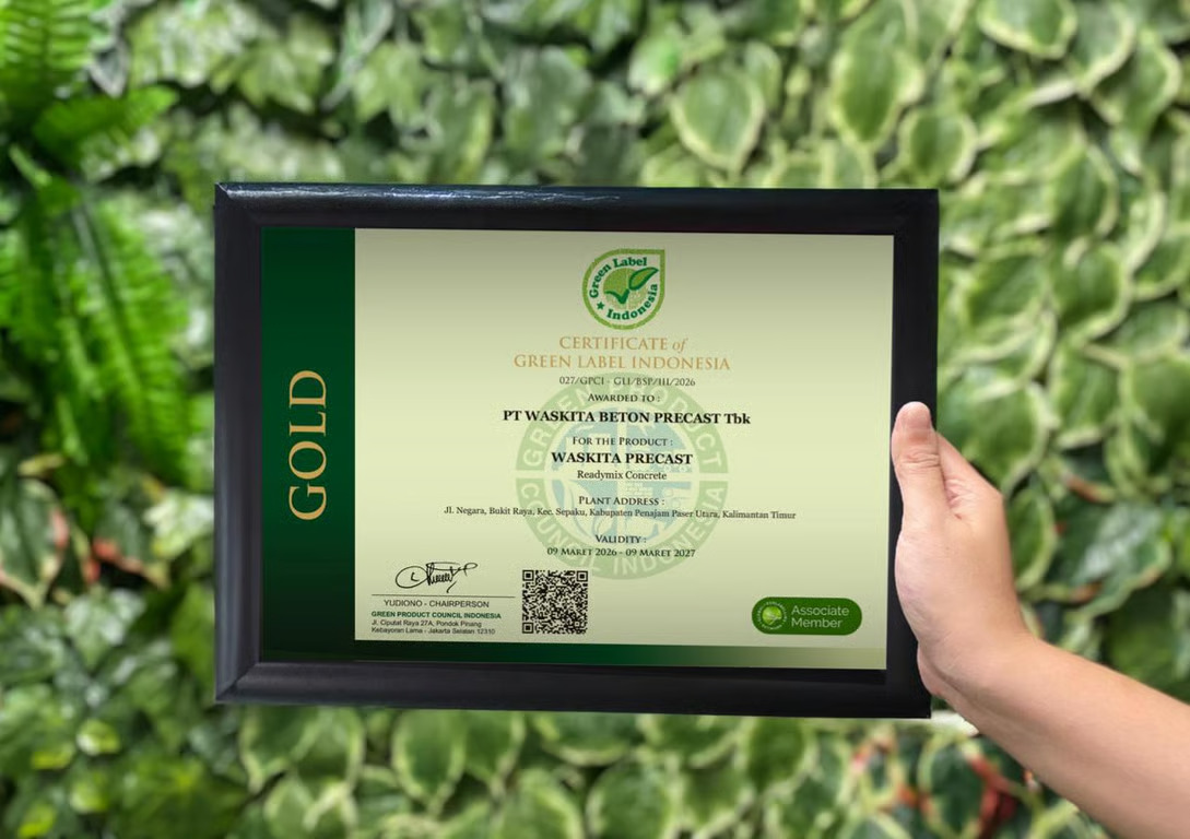 Ramah Lingkungan, Gedung-gedung di IKN Gunakan Beton Bersertifikasi Green Label dari Batching Plant WSBP Sepaku